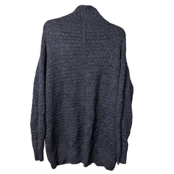 Lululemon Merino Wool All Day Cardigan Heather Black Gray Size M/L Athleisure - Picture 3 of 8